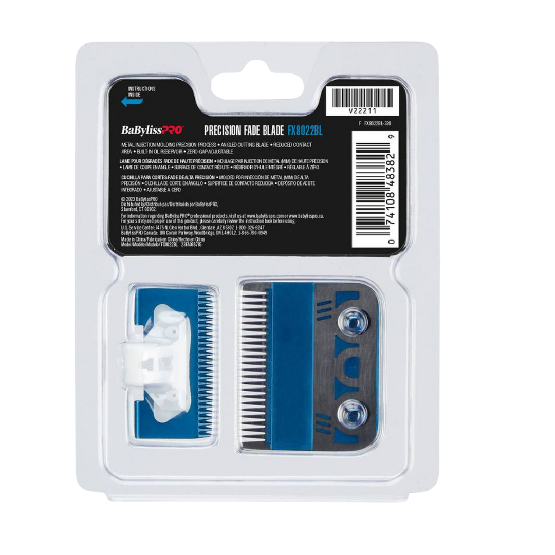 BaBylissPRO Blue Titanium Metal-Injection Molded (MIM) Precision Fade Blade